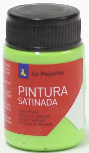C/6 bote pintura satinada la pajarita verde loro base latex