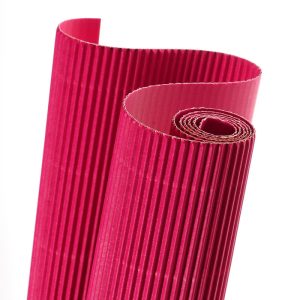 ROLLO CARTON ONDULADO 50X70CM 300G ROSA VIVO CANSON