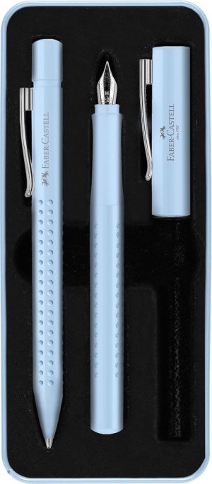 SET ESTILOGRAFICA M Y BOLIGRAFO M  SKY BLUE