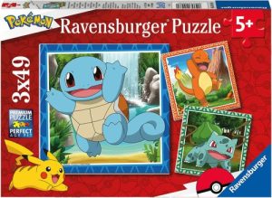 PUZZLE 2D 3X49 PIEZAS POKEMON RAVENSBURGER