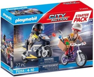 STARTER PACK FUERZAS ESPECIALES Y LADRON PLAYMOBIL