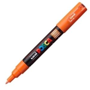 MARCADOR UNI-POSCA PC1M COLOR NARANJA PUNTA 0,7MM