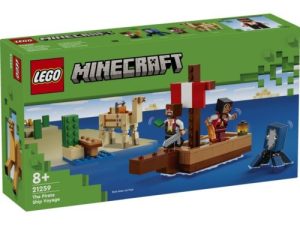 EL VIAJE EN EL BARCO PIRATA LEGO MINECRAFT