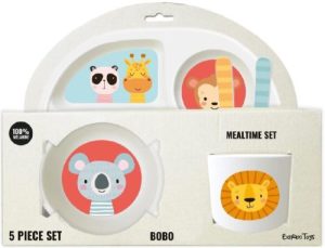SET DE CUBERTERIA INFANTIL BOBO 5 PIEZAS