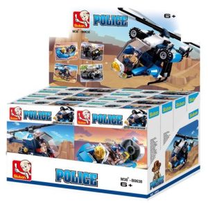 EXP 8 COCHES DE POLICIA MODELOS SURTIDOS 323 PIEZAS