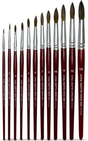 C/12 PINCELES SERIE 400 Nº6 GIOTTO