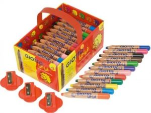 Pack 36 super lapices giotto be-be + 3 sacapuntas