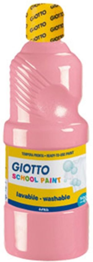 Bote témpera escolar Giotto 500ml rosa carne