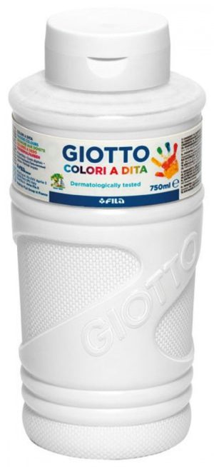 BOTE PINTURA DEDOS GIOTTO 750ML BLANCO