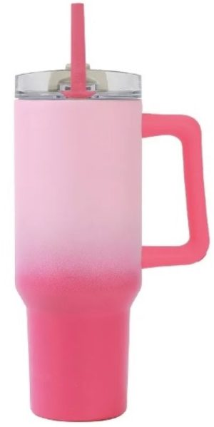Taza de viaje 1200 ml color rosa sombreado