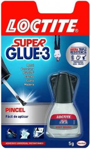 Blister bote super glue-3 5 g. con pincel