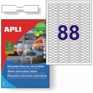 C/25 HOJAS ETIQUETAS REMOVIBLES FT/IM 45X8MM
