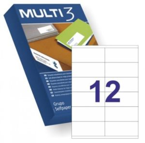 C/500 HOJAS ETIQUETAS FT/IM 105X48 MULTI3