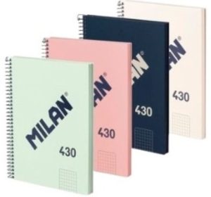 PAQ/4 BLOC A5 80H 95G. CUAD.5X5 MICROPERF. COLORES SURTIDO