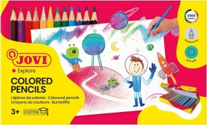 CAJA 144 LAPICES COLORES JOVI