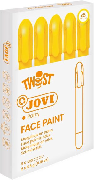 ESTUCHE 5 STICKS DE MAQUILLAJE JOVI AMARILLO