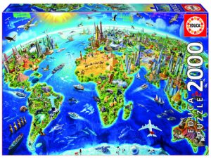 Símbolos del mundo puzzle 2000 piezas