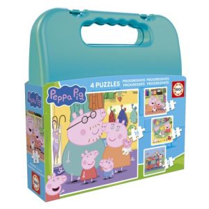 PUZZLE PROGRESIVO PEPPA PIG 6-9-12-16 PIEZAS