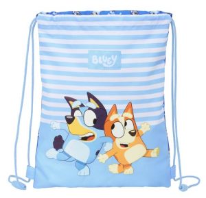 SACO PLANO JUNIOR BLUEY LET'S PLAY 26x34x1cm