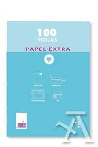 PAQUETE A5 100H 80G LISO PACSA