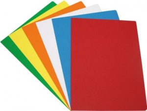 PAQ/50 SUBCARPETAS Fº 180G NARANJA