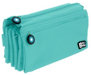 PORTATODO CUADRUPLE PLANO BITS &BOBS TURQUESA 23X12 CM