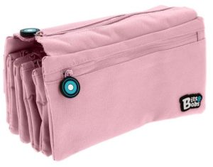 PORTATODO CUADRUPLE PLANO BITS &BOBS ROSA SOFT 23X12 CM