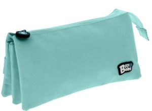 PORTATODO TRIPLE BITS &BOBS AZUL SOFT 23X10X10 CM