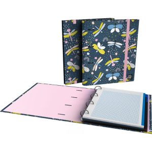 CARPEBOOK 4D35 A4 B&B DRAGON FLY 28x32x4cm