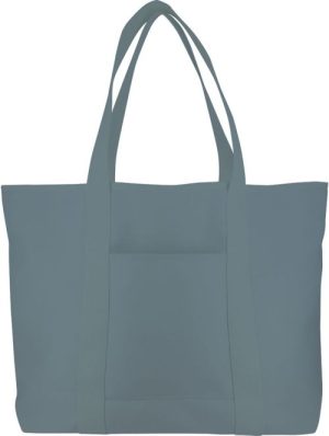BOLSA TOTE BAG COTTON AZUL 56x37x16cm