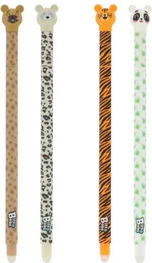 Exp 20 boligrafo borrable 0,7mm. surtido animales