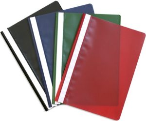 C/25 DOSSIER FASTENER Fº PP AZUL PIEL NARANJA