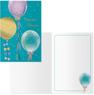 Pack 6 tarjetas felicitación. Modelo día madre-fragancia