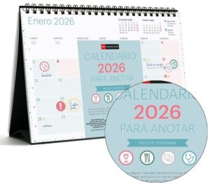 CALENDARIO SOBREMESA 2026 A5 LOVELY