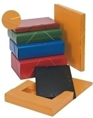 CARPETA PROYECTOS CARTON FORRADO L.5 CM ROJO