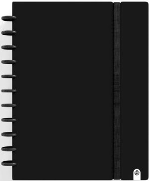 CUADERNO INGENIOX A4 80H CUADRICULA NEGRO