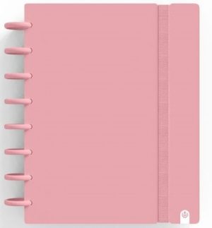 CUADERNO INGENIOX A5 80H HORIZONTAL ROSA PASTEL