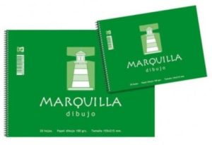 Paq/10 bloc dibujo espiral 95g fº 20h liso marquilla