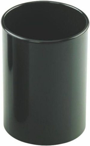 CUBILETE DE PLASTICO RECICLADO OPACO NEGRO