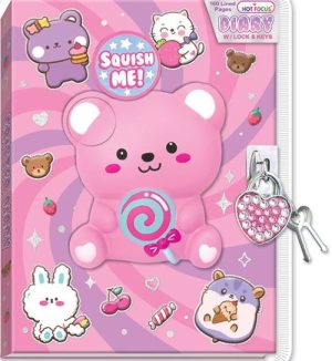 DIARIO CON CERRADURA Y LLAVE CRITTER HOT FOCUS