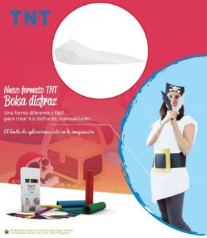 PACK 25 BOLSAS DISFRAZ TEJIDO NO TEJIDO 65X90CM BLANCO