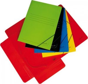 CARPETA SOLAPAS CARTON PLASTIFICADO Fº 500G COLOR NEGRO