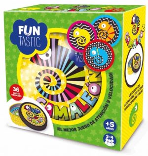 CARTAS REDONDAS FUNTASTIC CAMALEON