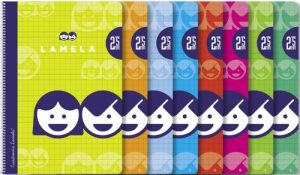 Cuaderno espiral fº 80h 70g 2,5mm cuadrovia cubierta basica