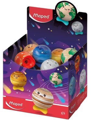 Exp 24 afilalápices con depósito planetas maped