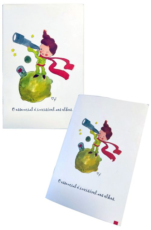 Expositor 5 pack baralho de cartas + bloco de notas