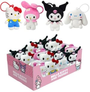 EXP 16 BAG CLIPS HELLO KITTY MODELOS SURTIDOS