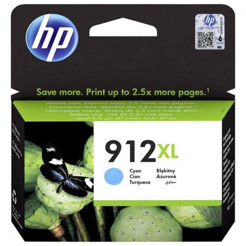 CARTUCHO TINTA ORIGINAL HP 912XL CIAN 3YL81AE