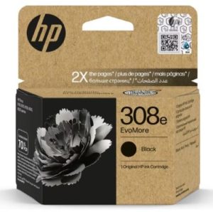 CARTUCHO DE TINTA ORIGINAL HP 308E EVOMORE NEGRO