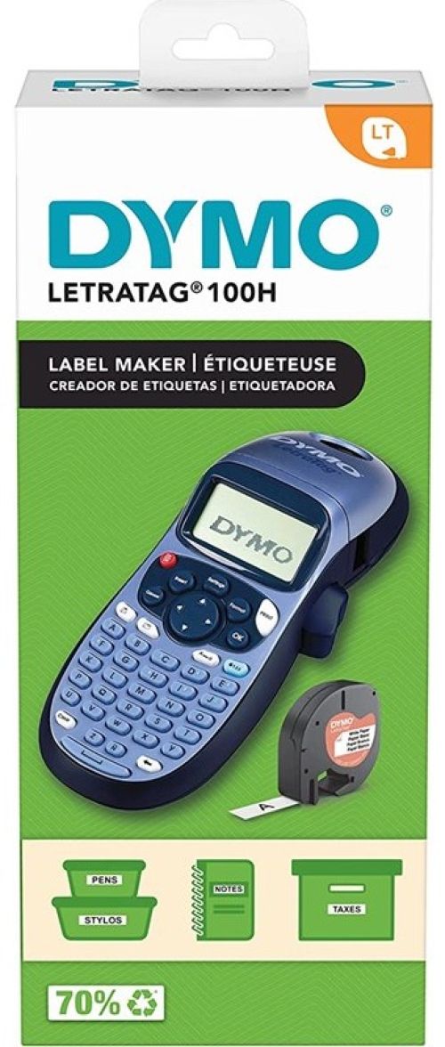 rotuladora dymo letratag lt-100h + 1 cinta regalo